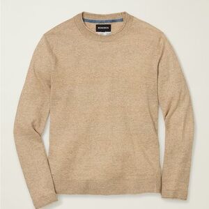 Bonobos Men's Beige Crewneck Sweater